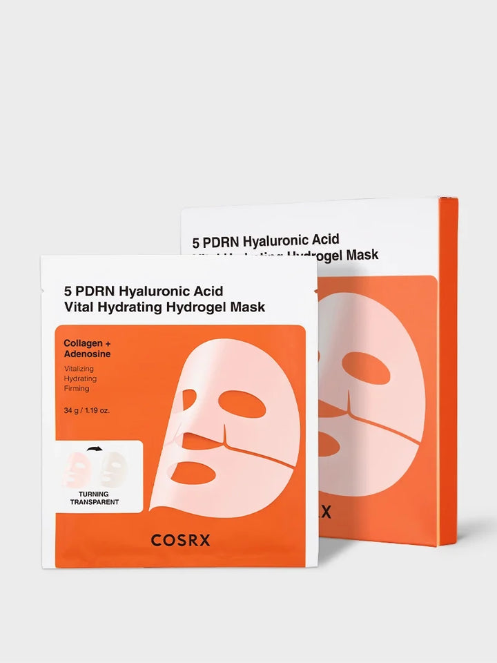 COSRX 5 PDRN Hyaluronic Acid Vital Hydrating Hydrogel Mask F6