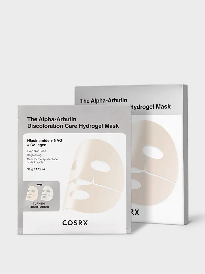 COSRX The Alpha-Arbutin Discoloration Care Hydrogel Mask A2